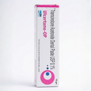 Ulcertone-OP (Triamcinolone Acetonide) Dental Paste USP 0.1% 10gm by Genderma